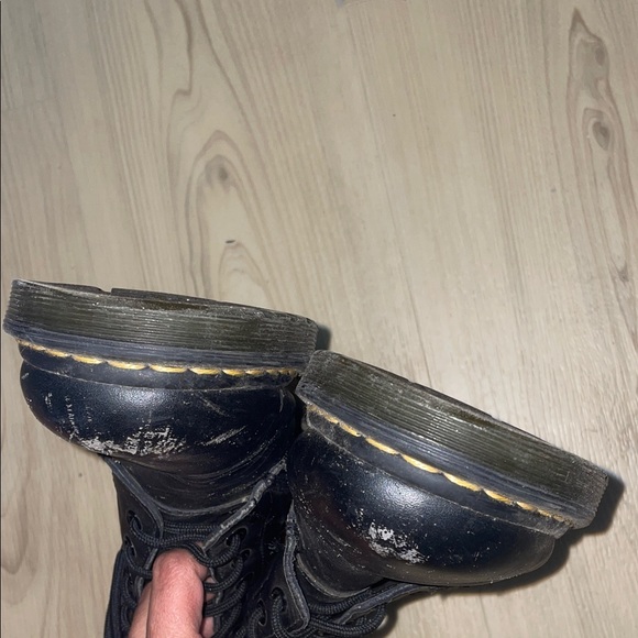 Dr. Martens Black Floral Combat Boots - Picture 11 of 11